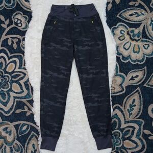 Medelita helio jogger scrub pants women's XXS black gray camo